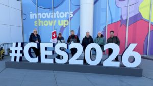 image des participants au voyage d'étude organisé par S-GE et Swiss4Tech au CES de Las Vegas