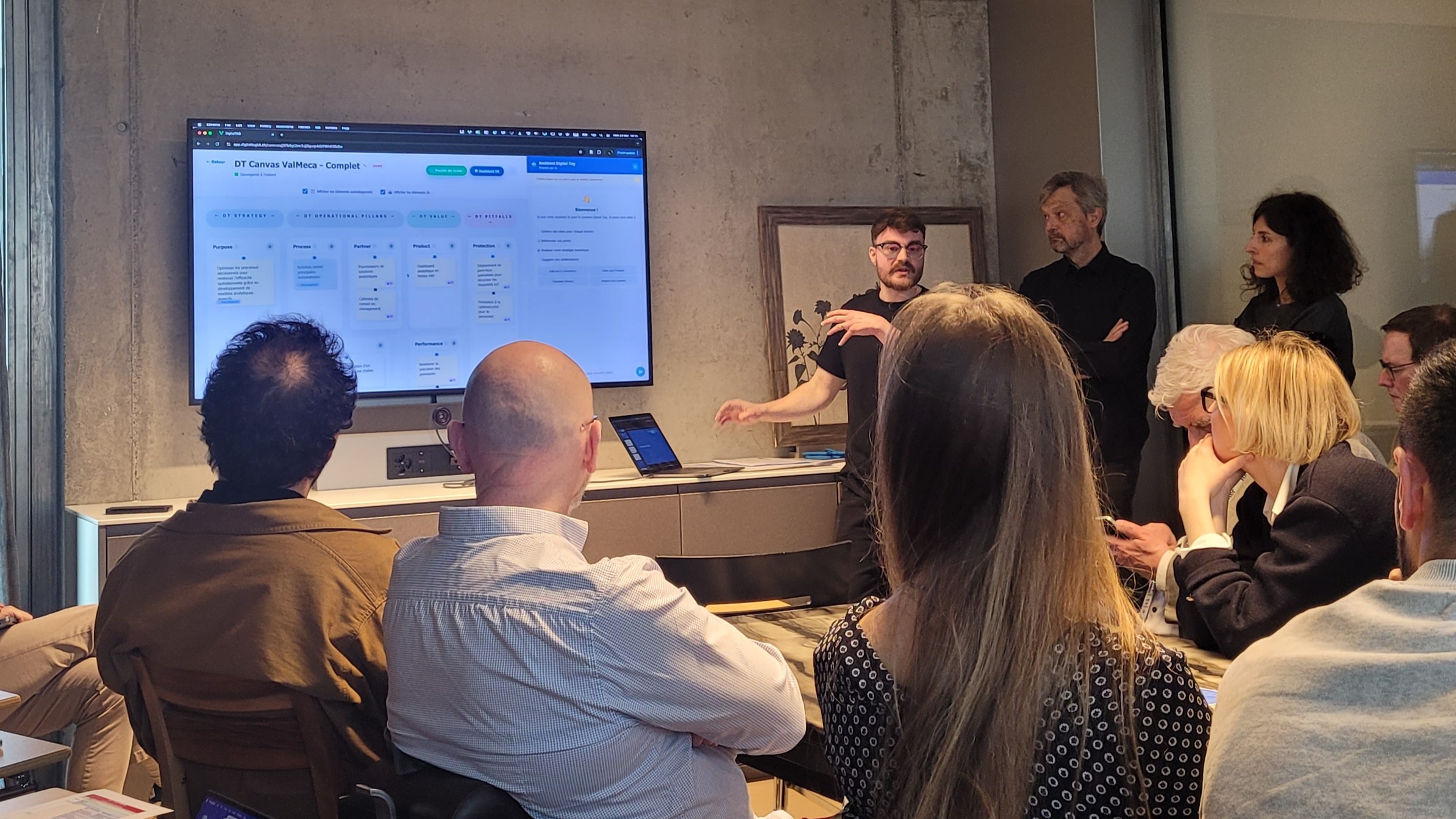 Image prise lors de l'atelier de présentation du DigitalTAG pendant les AI Days 2026